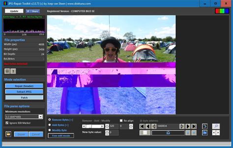 Photo Repair: Repair Corrupt JPG/JPE.
